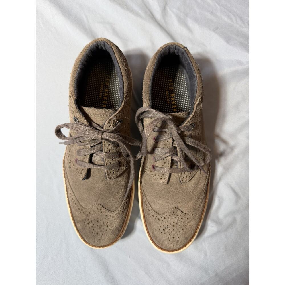 Ted baker London suede Oxford sneakers hapra 2 Size 8 Gray